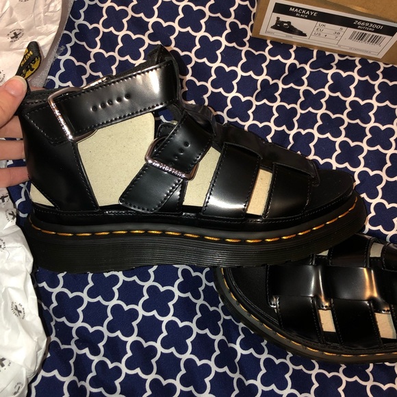 mackaye leather strap sandals